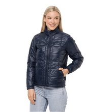 Jack Wolfskin Winter Coat Silent Whisper Parka (waterproof and windproof, PFC-free) dark blue Women